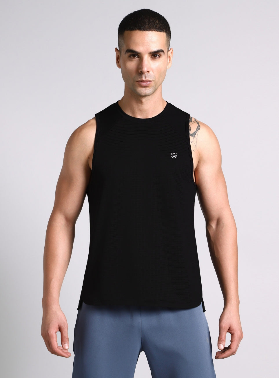 Men's Black Everyday Runner's Tank