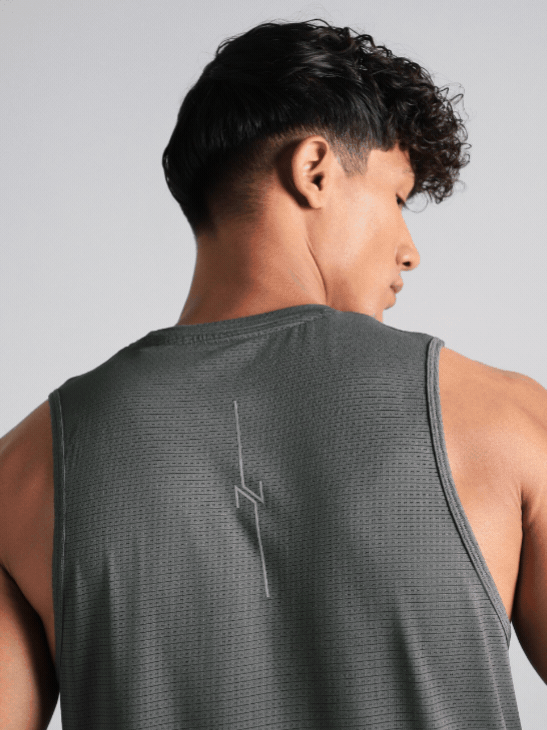 Men's Dark Grey Everyday Runner's Tank