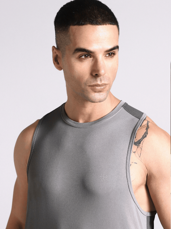Men's Grey Urban Camo Motion Forward Running Tank