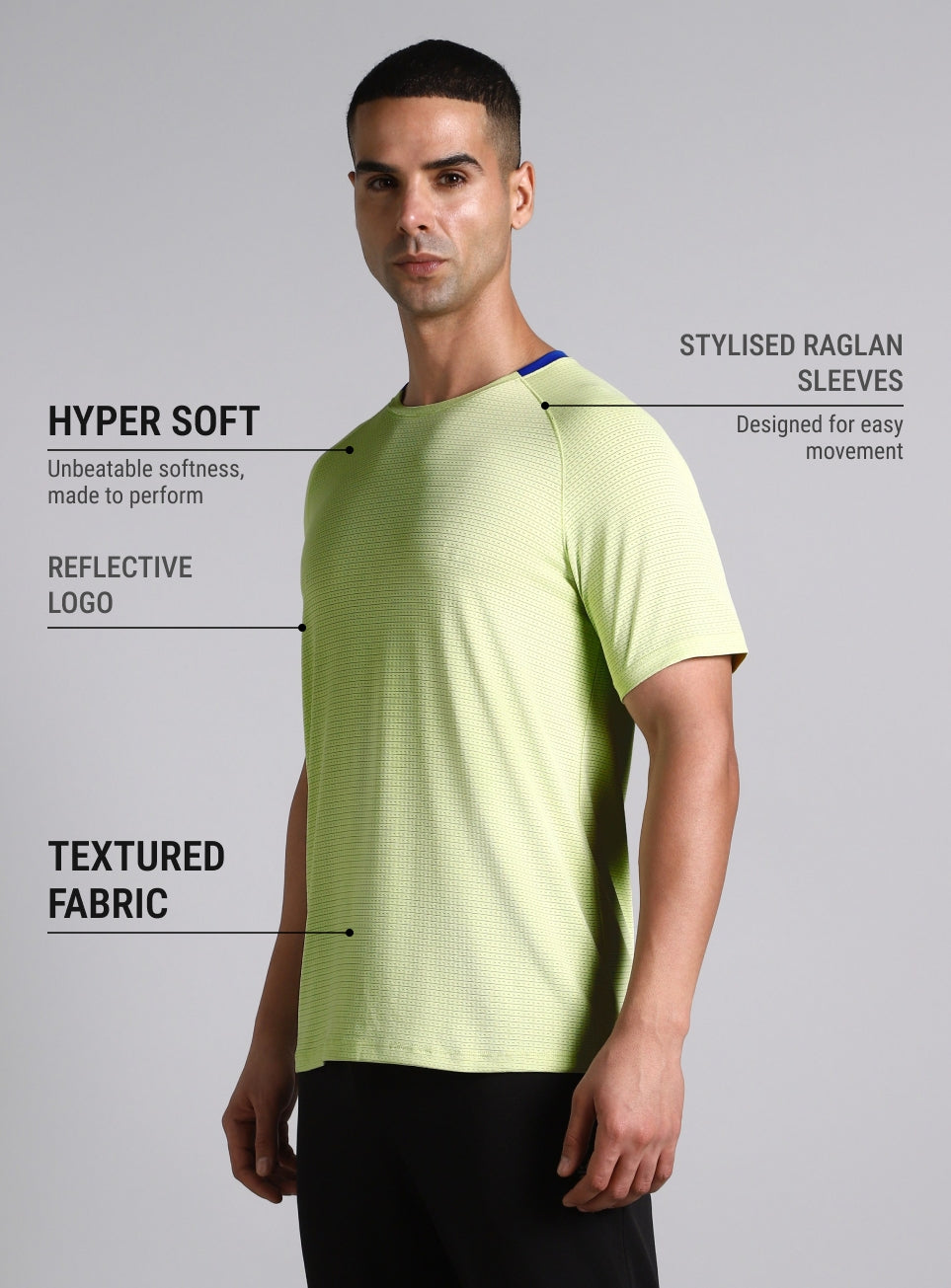 Men's Lime Ultra Runner's Technical Knit T-shirt