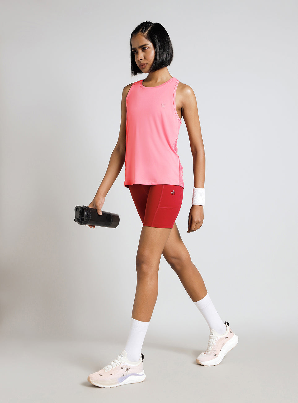 Women's Pink Urban Camo Running Tank Top