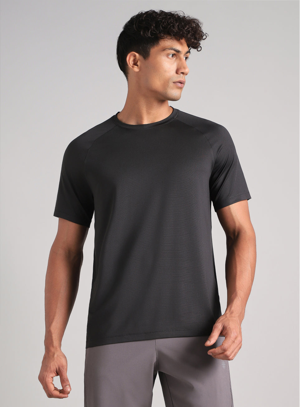 Men's Black Run Forward T-Shirt