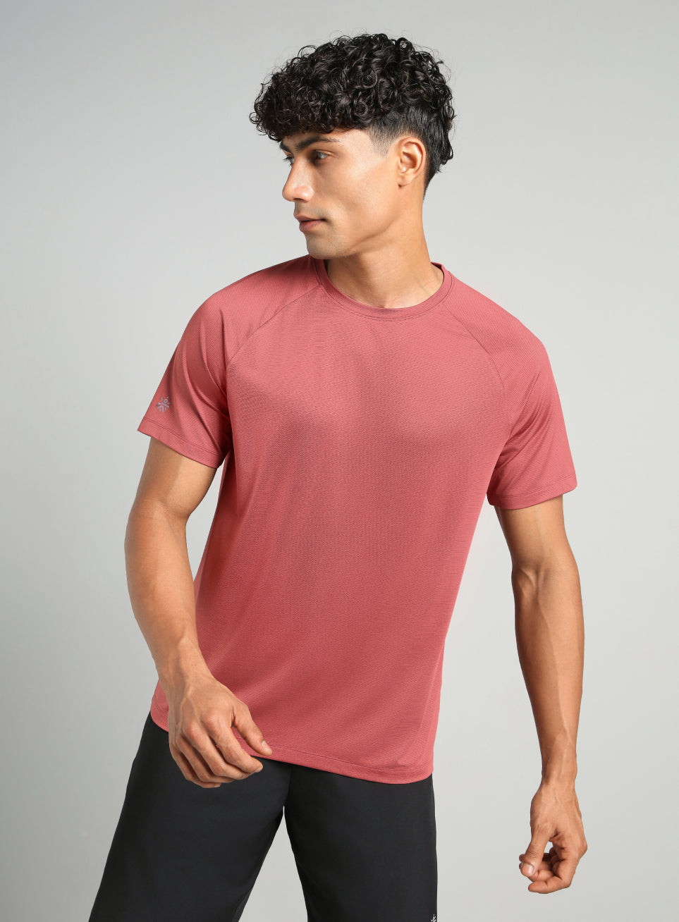 Men's Maroon Run Forward T-Shirt