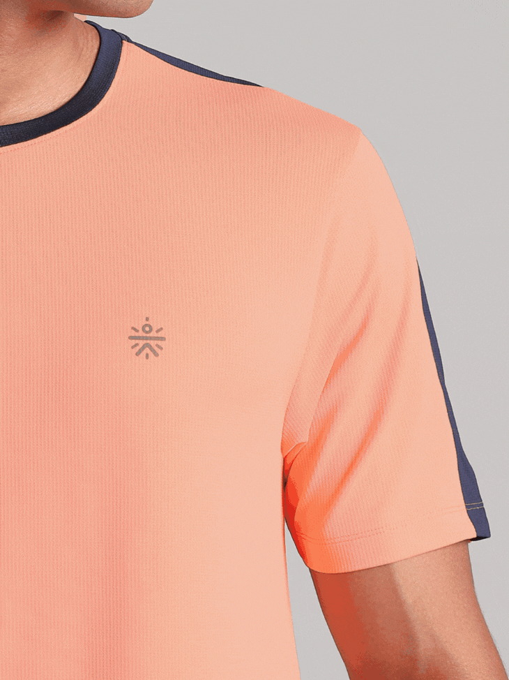 Men's Coral Run In Motion Graphic T-Shirt