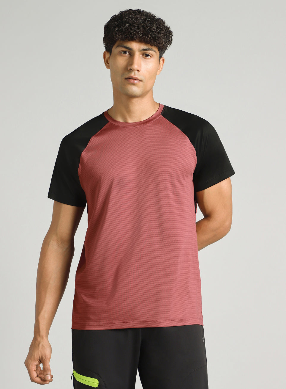 Men's Maroon Runner's Speed T-shirt