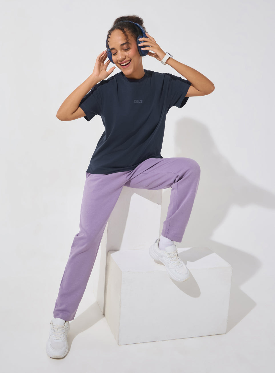 Women's Navy Soft Form Easy Fit Everyday T-shirt