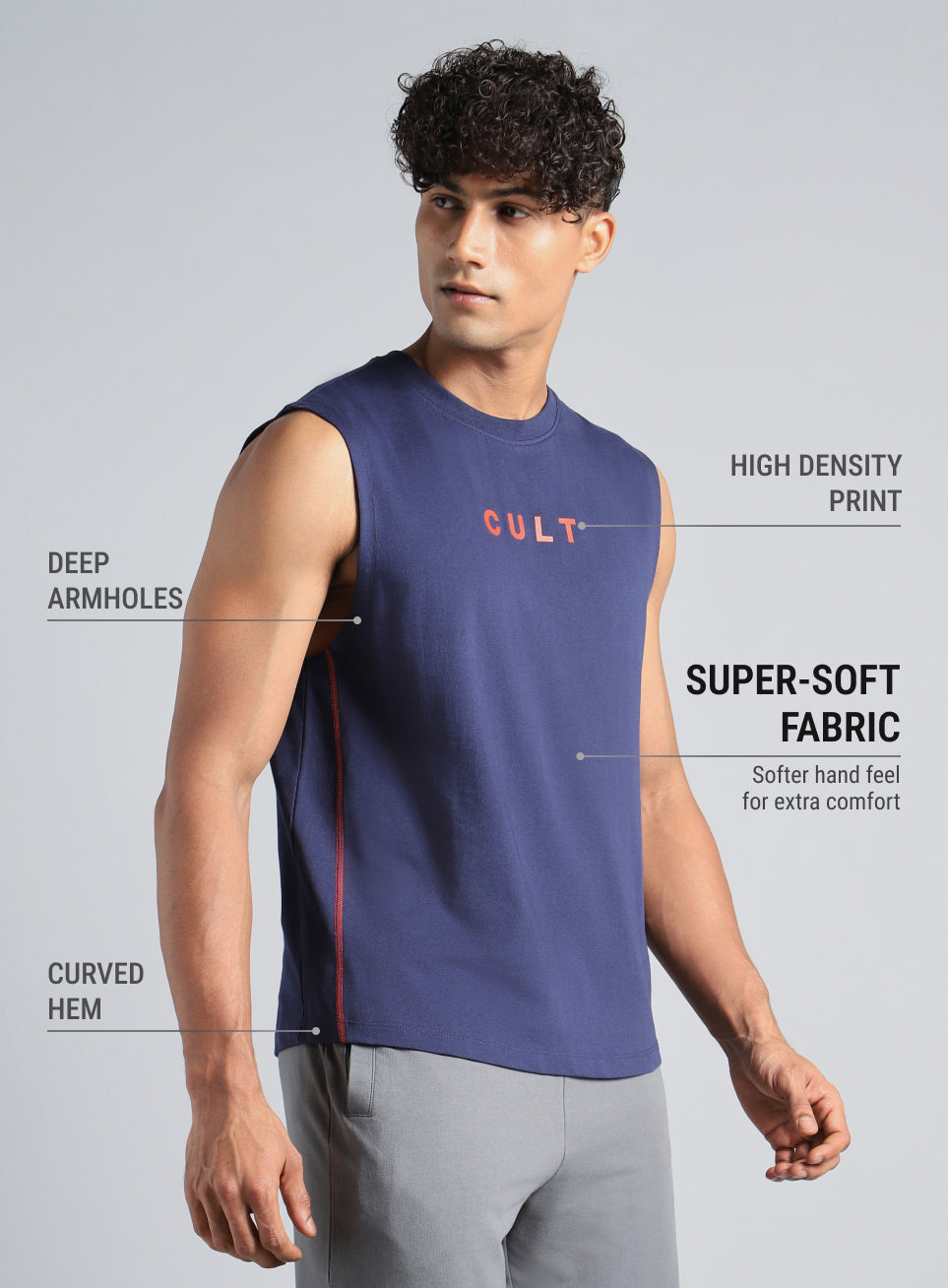 Men's Navy Chill Day Tank