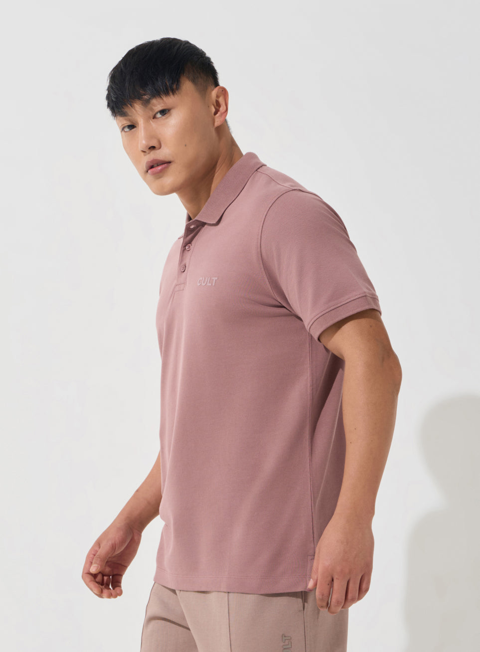 Men's Brown Soft Form Classic Polo T-shirt