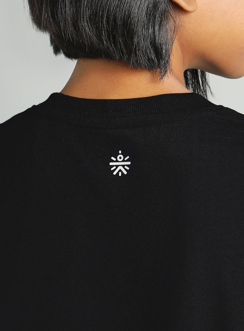 Women's Black Skate Graphic Oversized Fit T-shirt
