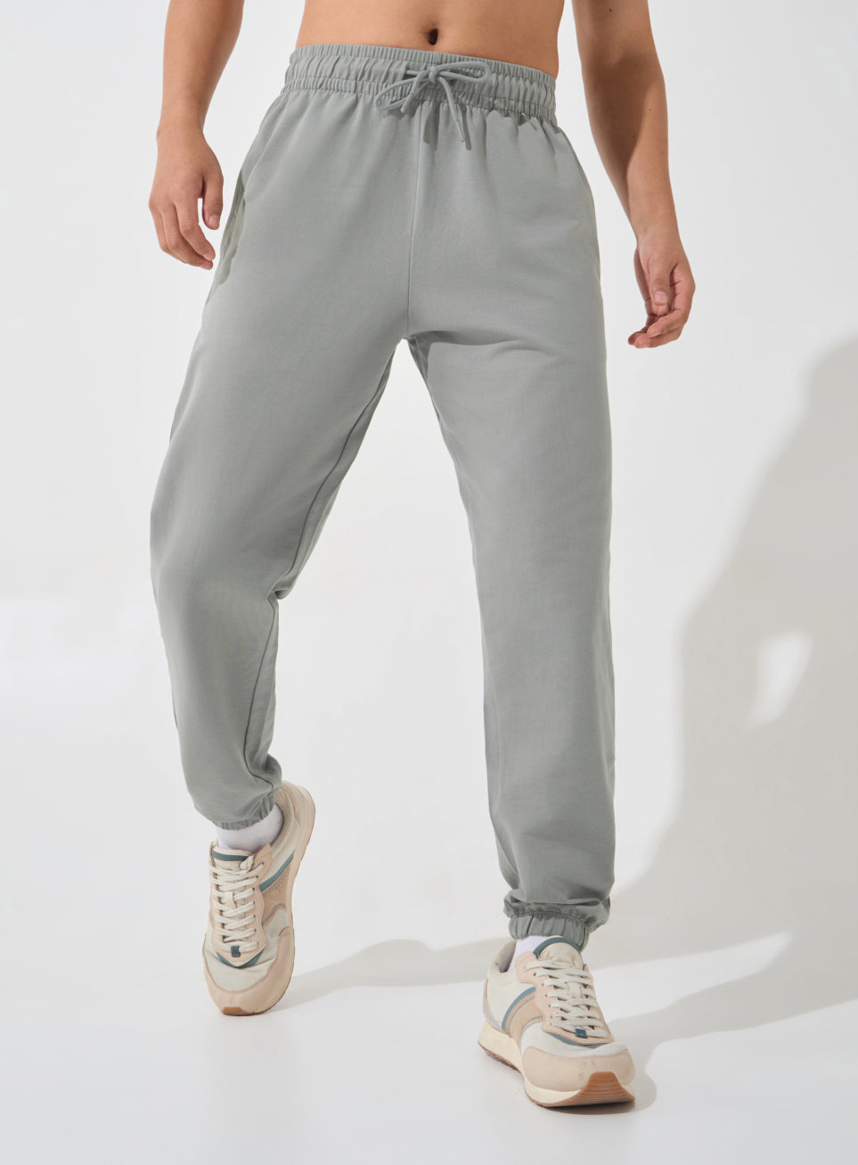 Men's Grey Soft Form Classic Joggers