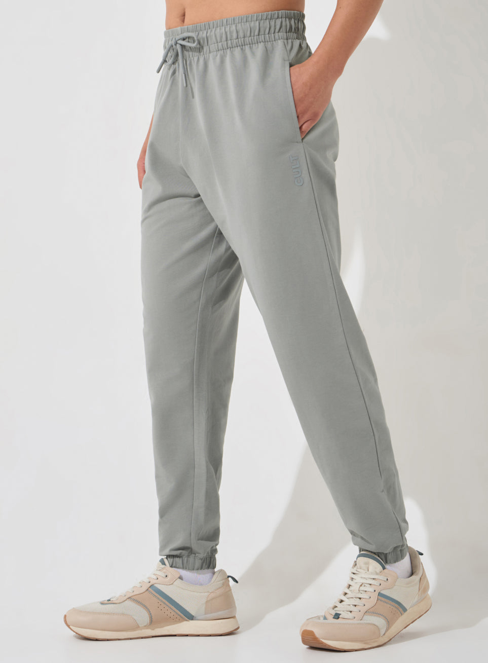Men's Grey Soft Form Classic Joggers
