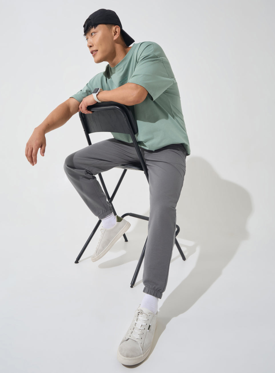 Men's Dark Grey Soft Form Classic Joggers