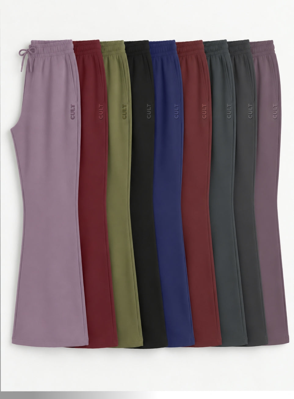 Women's Maroon Soft Form Flow Flared Pants