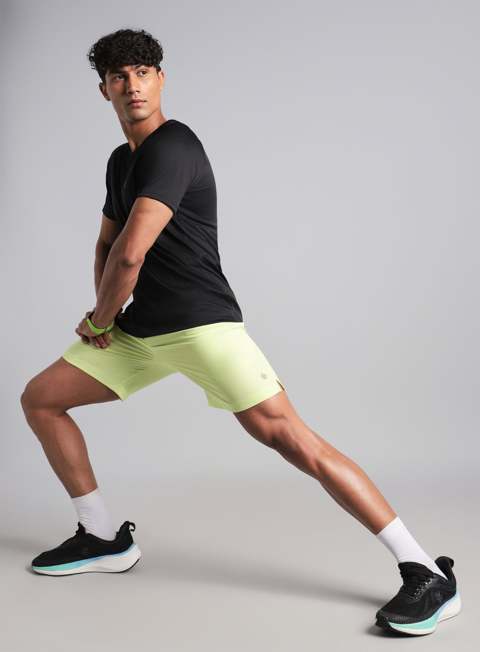 Men's Lime Swift Runner Shorts