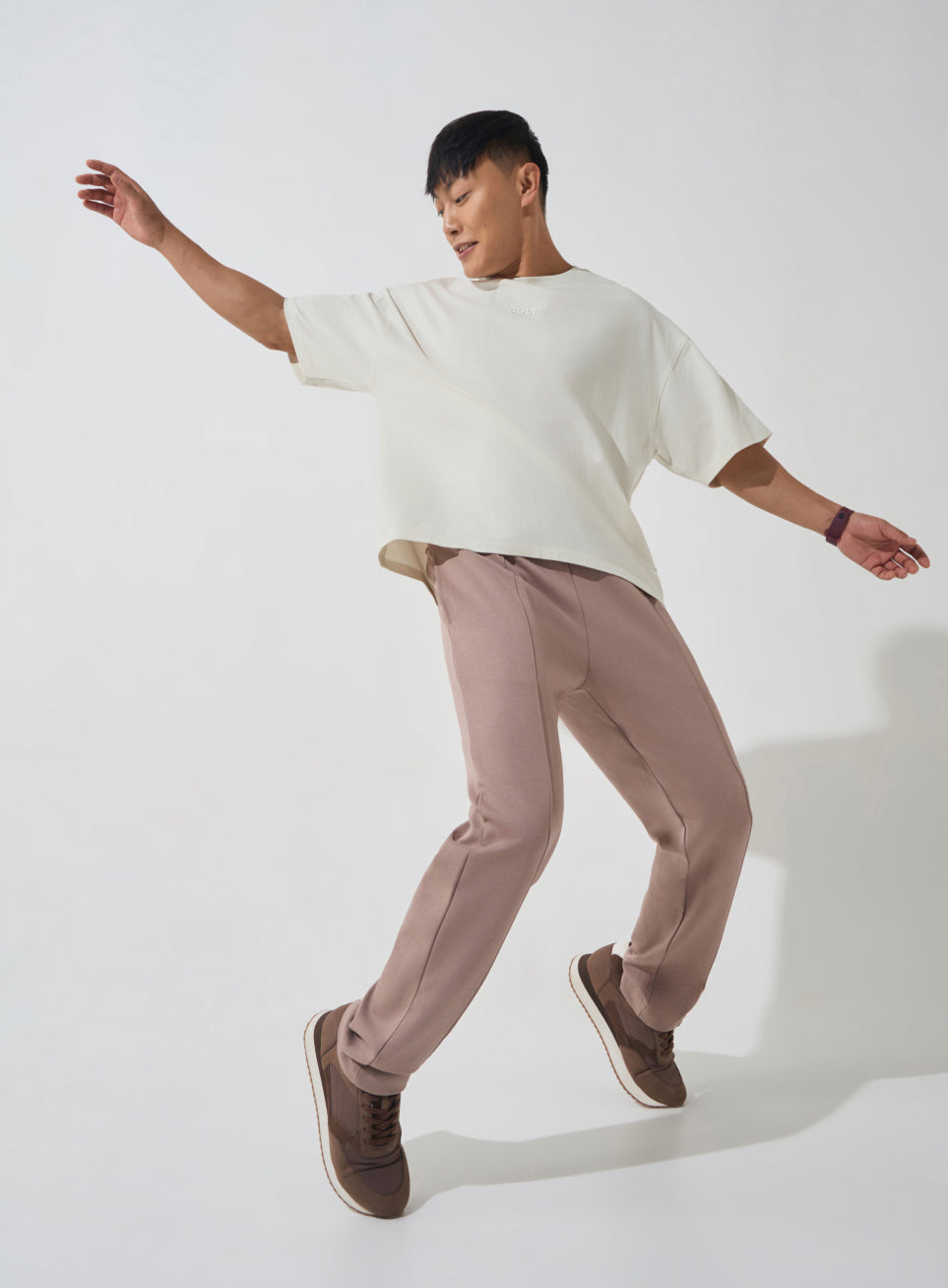Men's Off-White Soft Form Oversized T-shirt