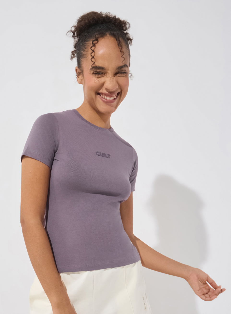 Women's Purple Soft Form Snug T-shirt