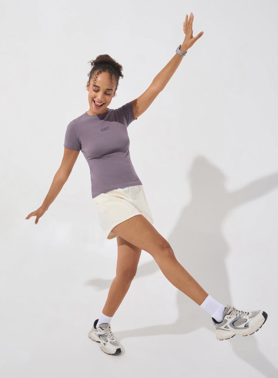Women's Purple Soft Form Snug T-shirt