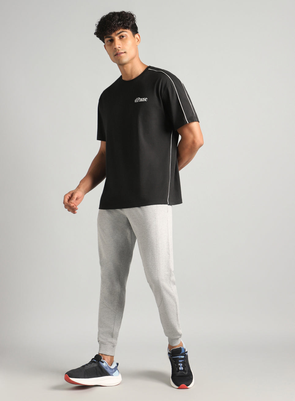 Men's Black Cult Athletic Relaxed Fit T-shirt