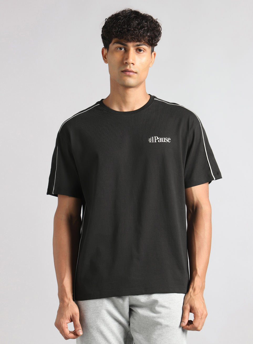 Men's Black Cult Athletic Relaxed Fit T-shirt