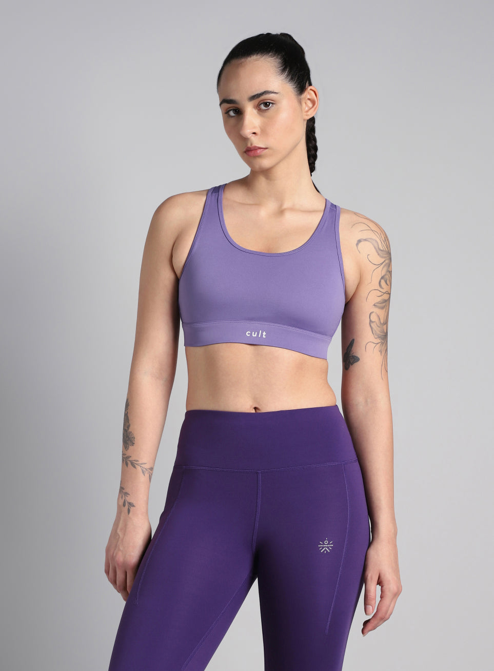 Women's Cult Purple Racerback Hook Bra