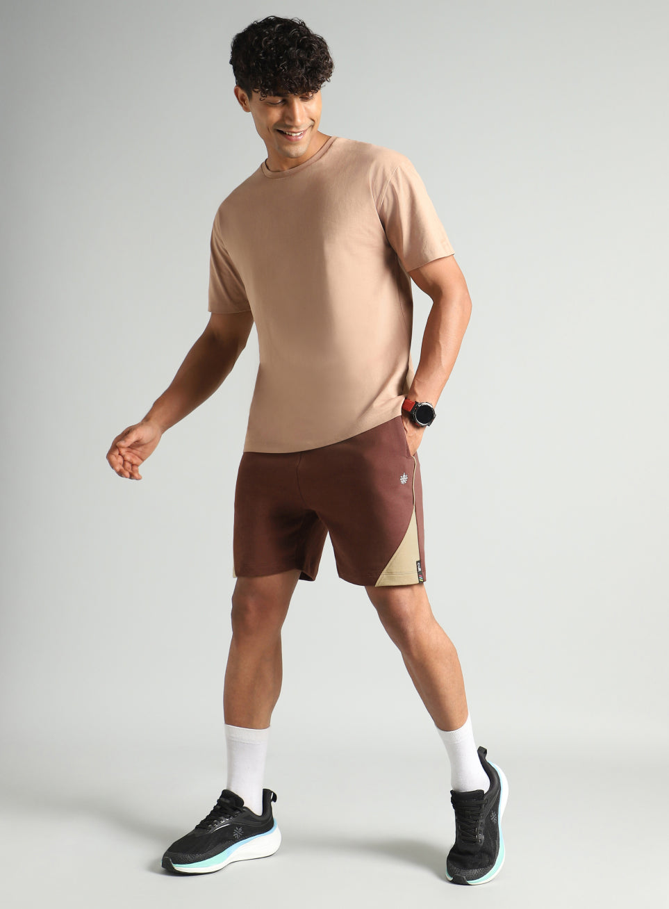 Men's Brown Classic Sports Club Shorts