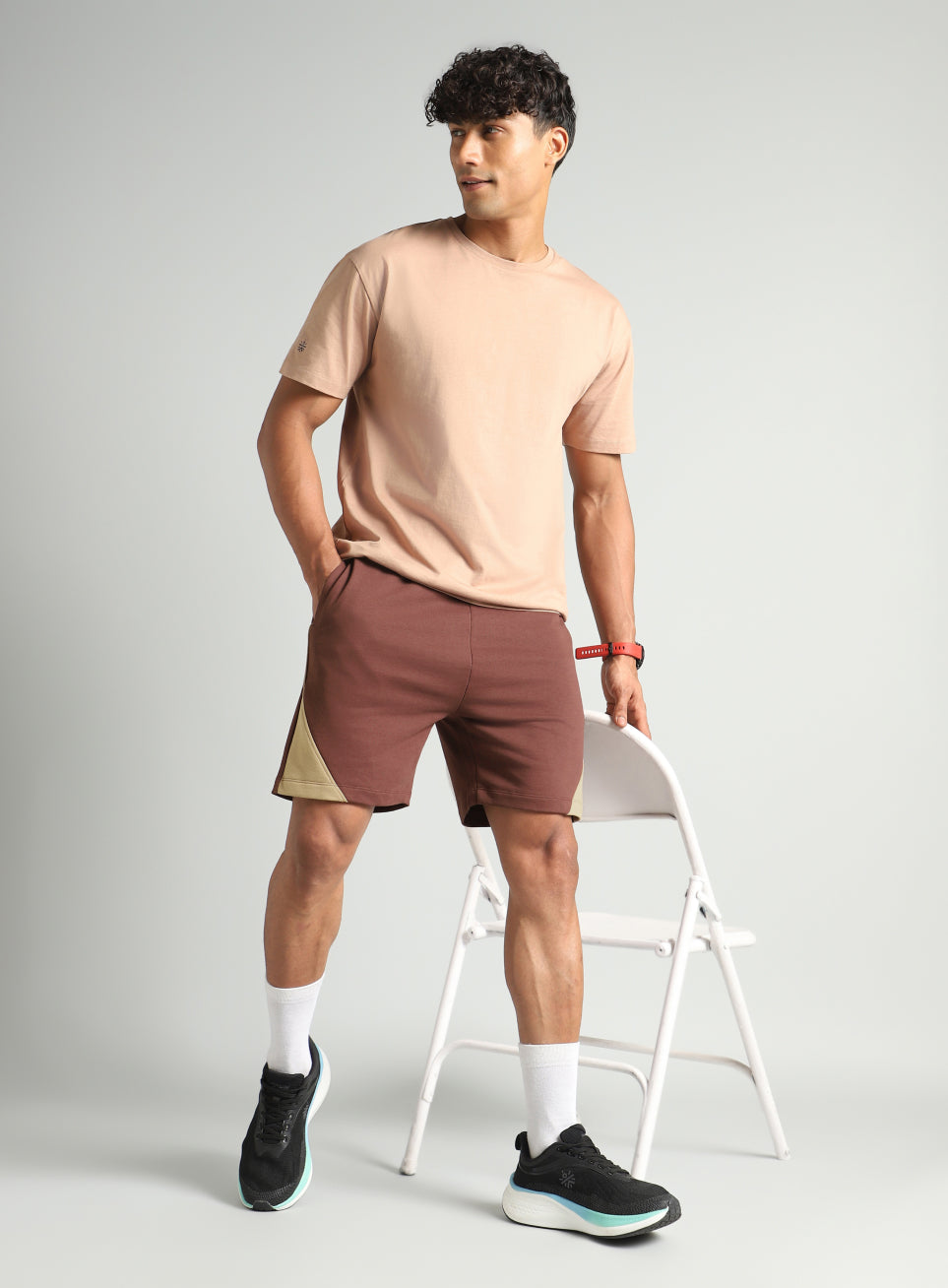 Men's Brown Classic Sports Club Shorts