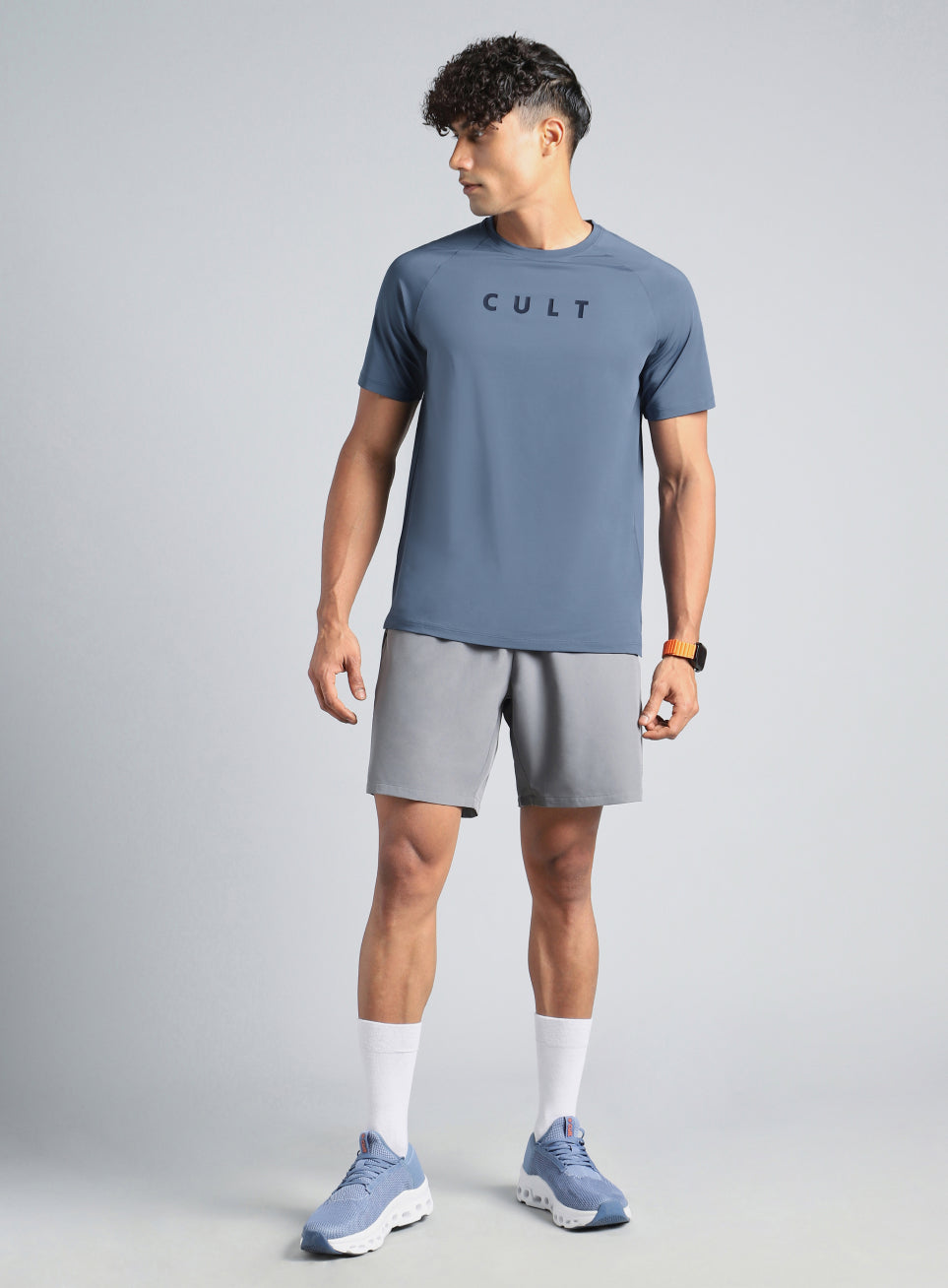 Men's Blue Pro Run Athlete T-shirt