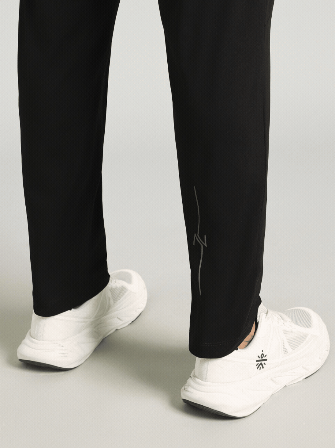 Men's Black Runner's Flex Trackpants