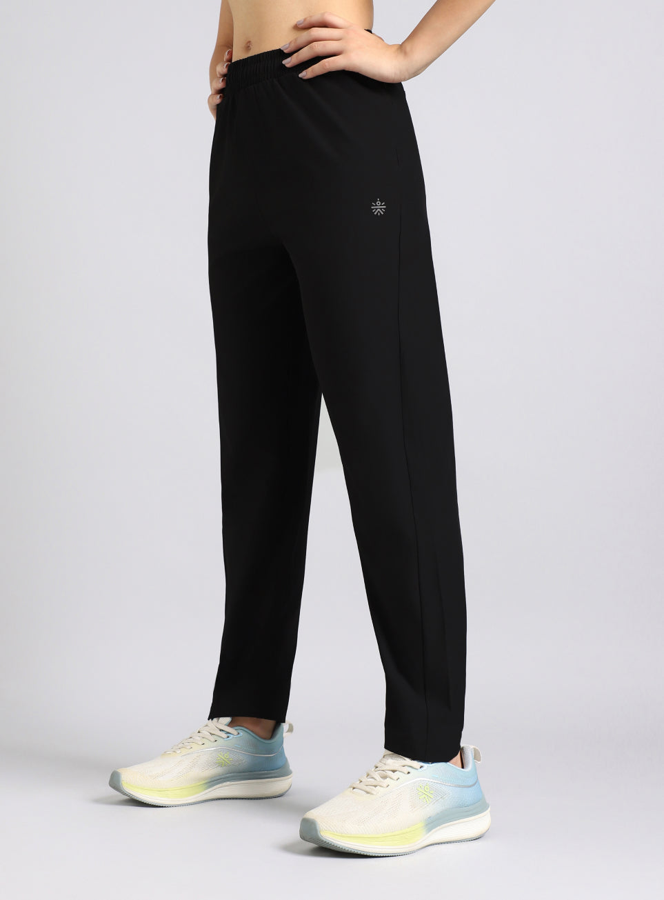 Women's Black Pace Pro Running Trackpants