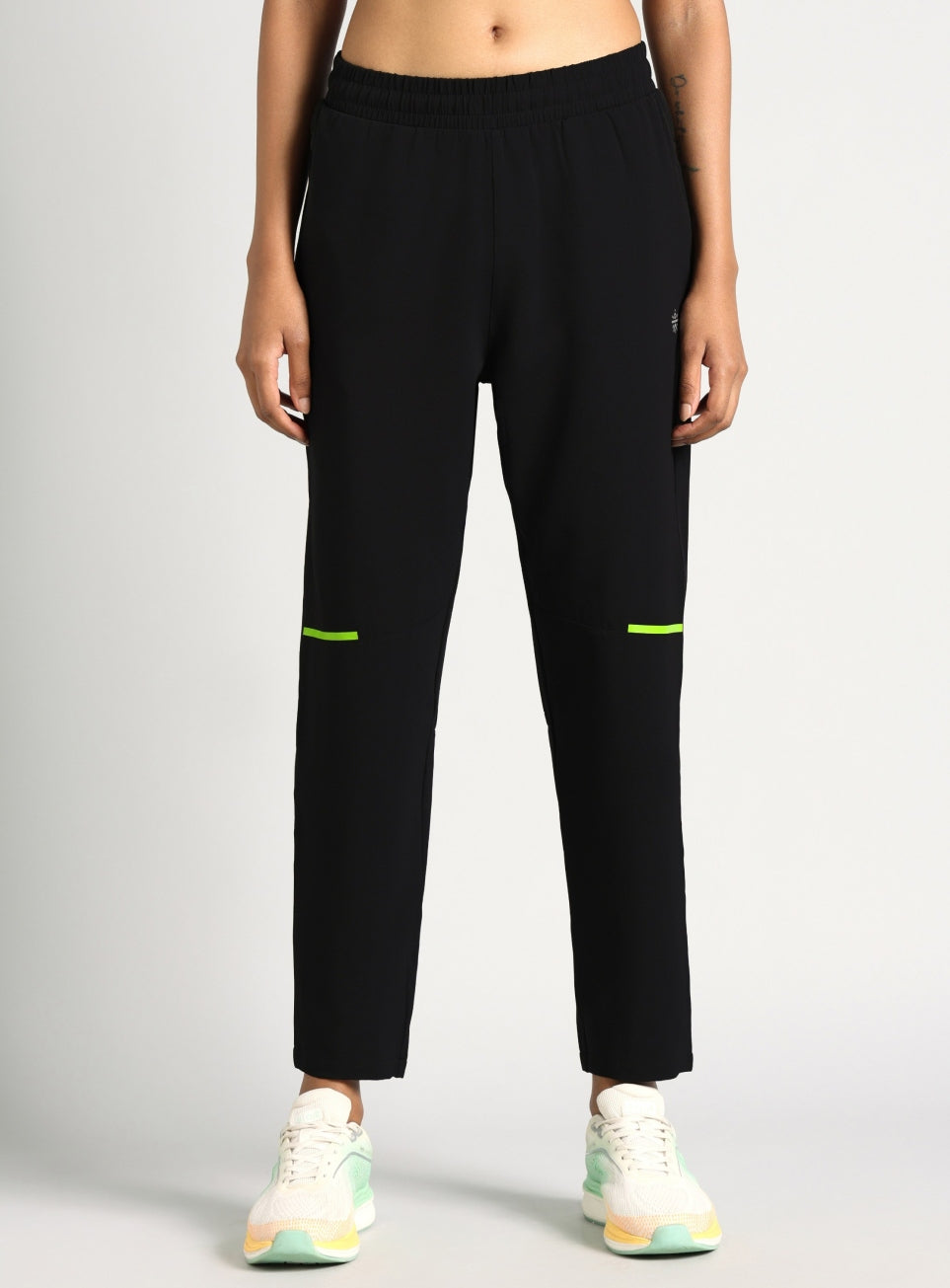Women's Black Pace Pro Running Trackpants