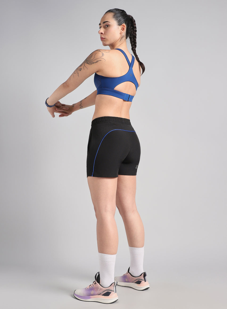 Women's Black In Motion Run Shorts