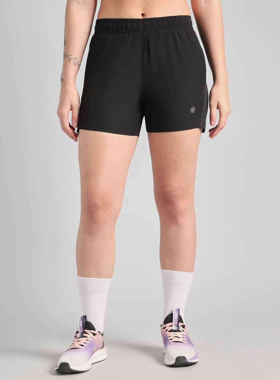 Women's Black In Motion Run Shorts