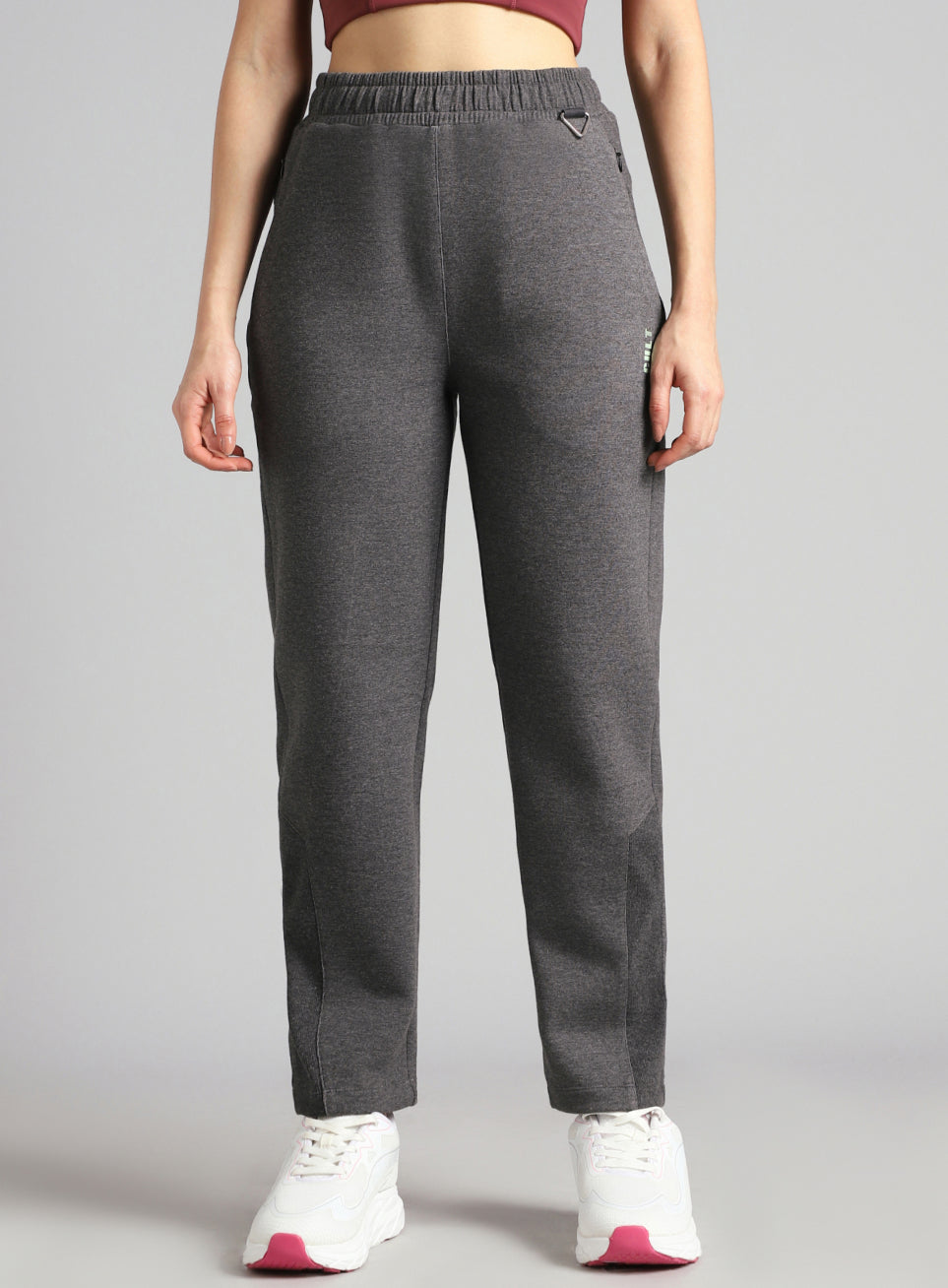 Women's Anthra Melange Urban Comfort Travel Pants