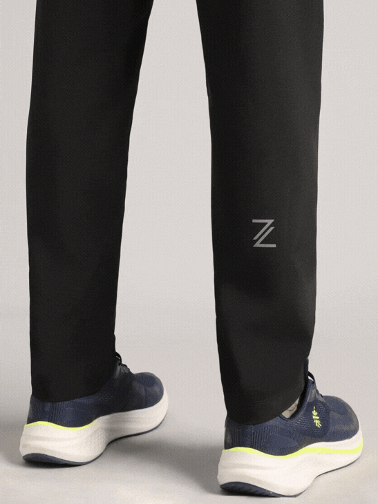 Men's Black Pro Movement Runner's Trackpants