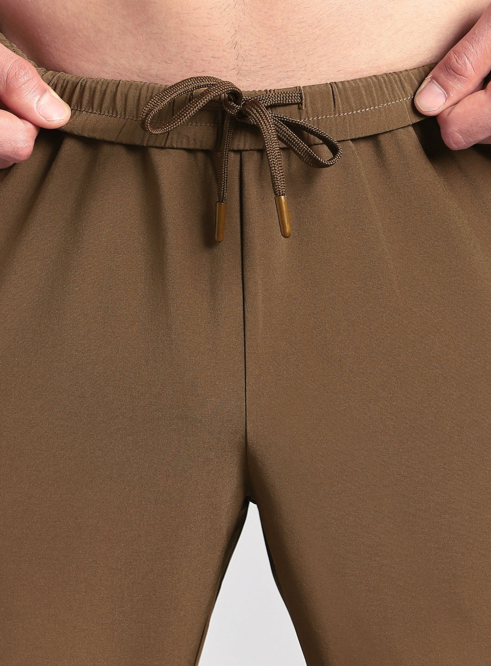 Men's Brown Pro Movement Runner's Trackpants