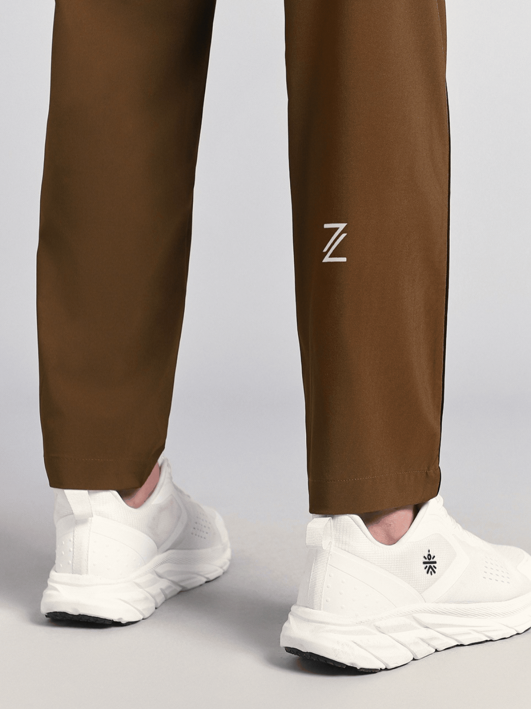 Men's Brown Run Elevate Trackpants
