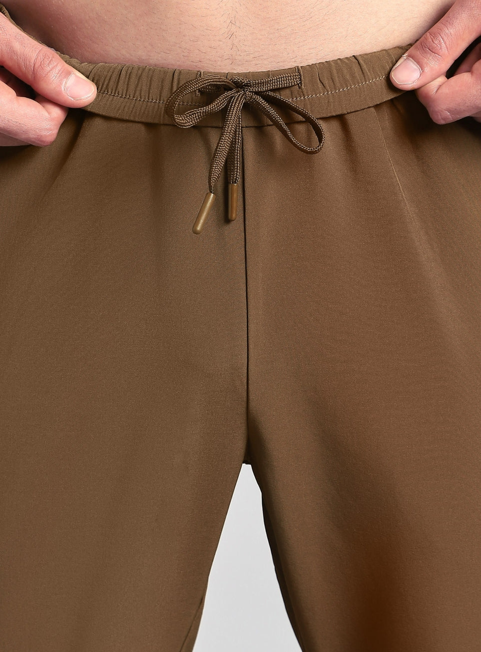 Men's Brown Run Elevate Trackpants