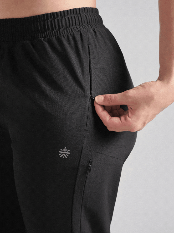 Women's Black Speed Flex Trackpant