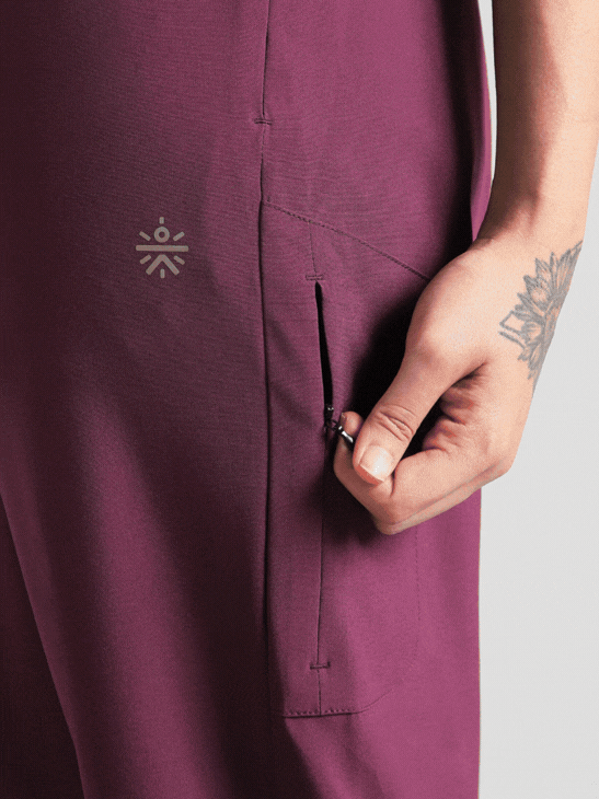 Women's Wine Speed Flex Trackpants
