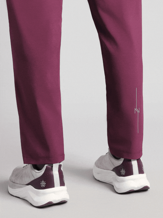 Women's Wine Speed Flex Trackpants