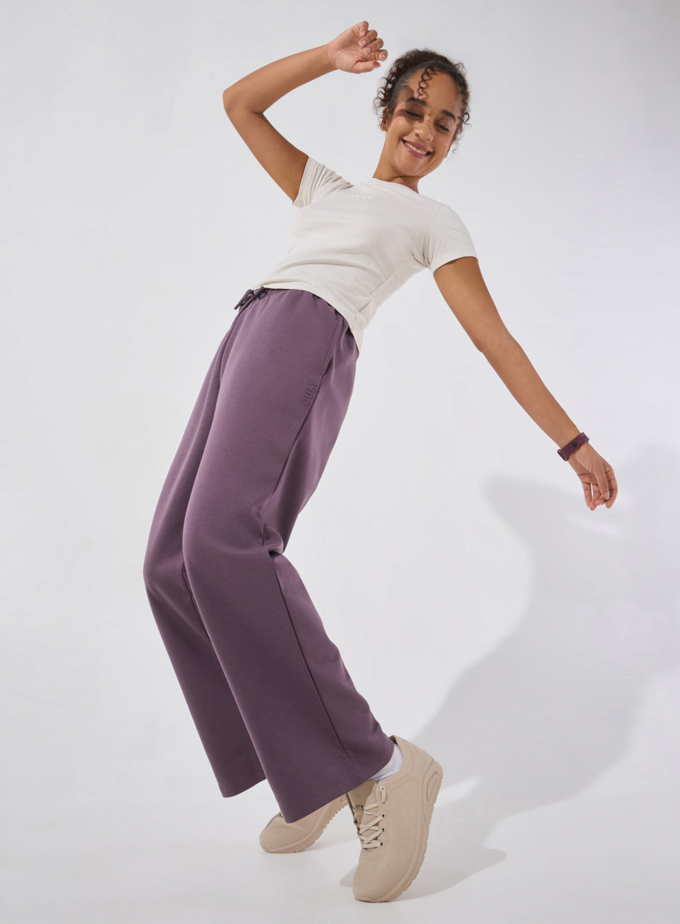 Women's Wine Ultra Luxe Classic Trackpants