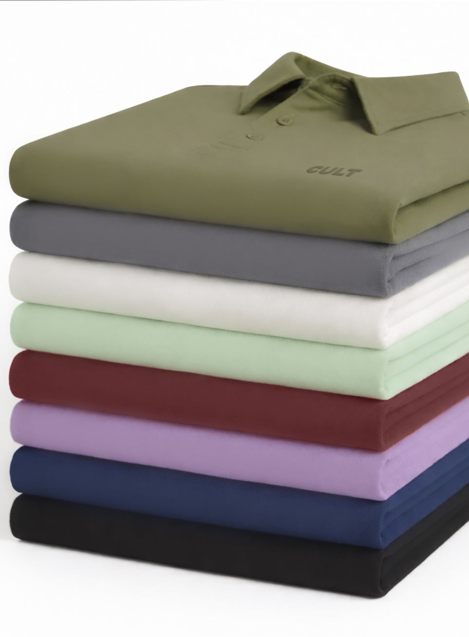 Men's Navy Everyday Luxe Cotton Polo T-shirt
