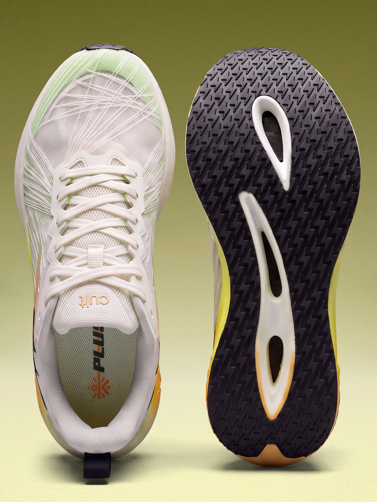 cult Men's ApexRacer Running Shoes - White