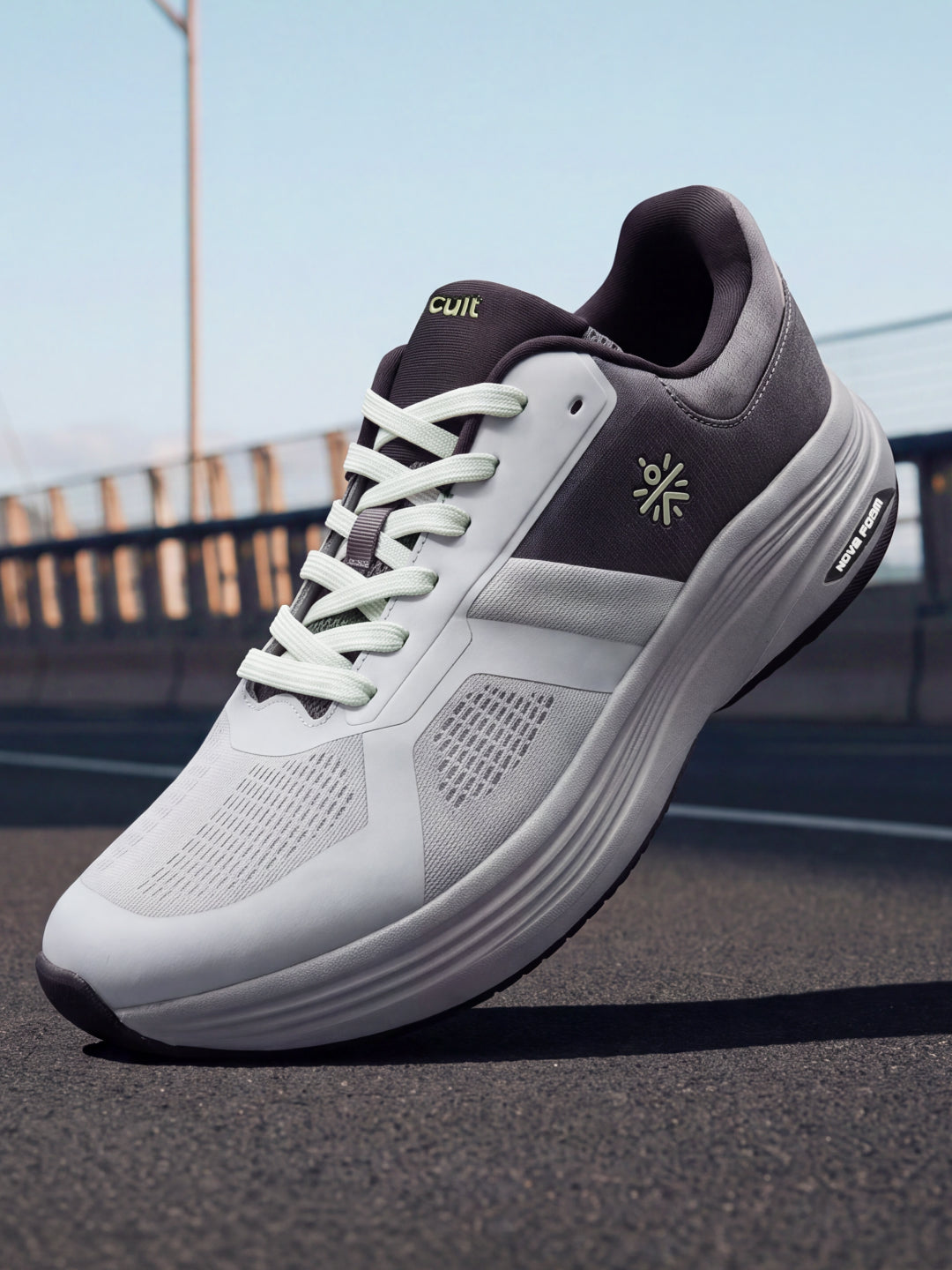 cult Men's MotionGrid Running Shoes - Grey