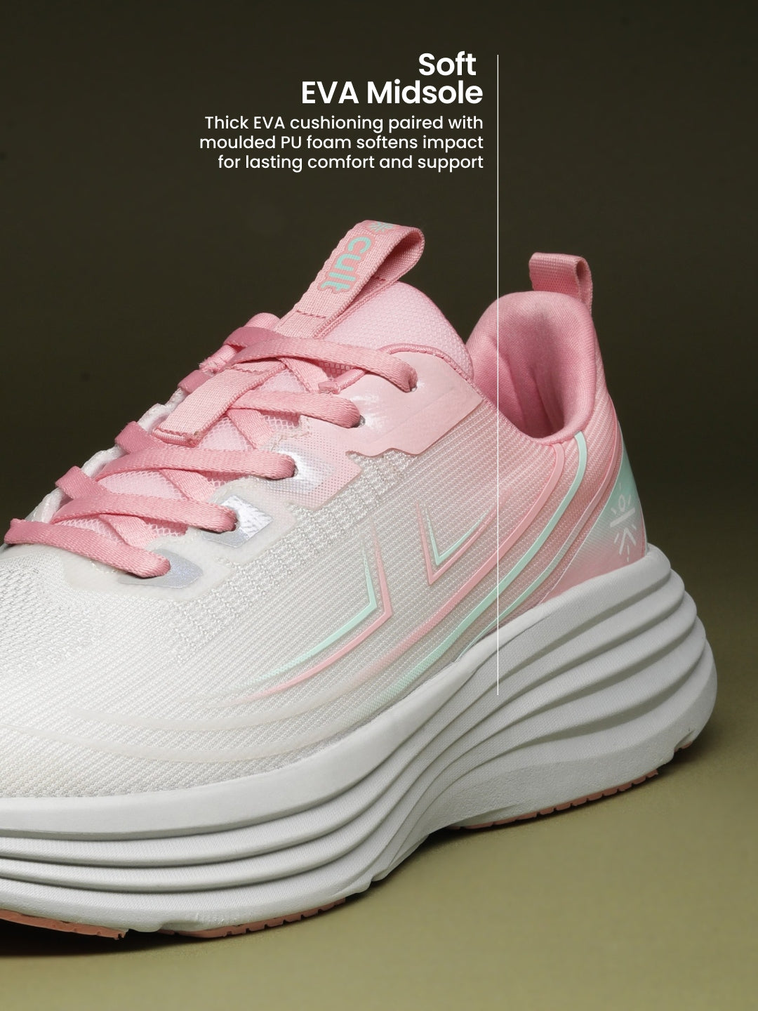 cult Women's KnitBreeze Walking Shoes - Light Grey