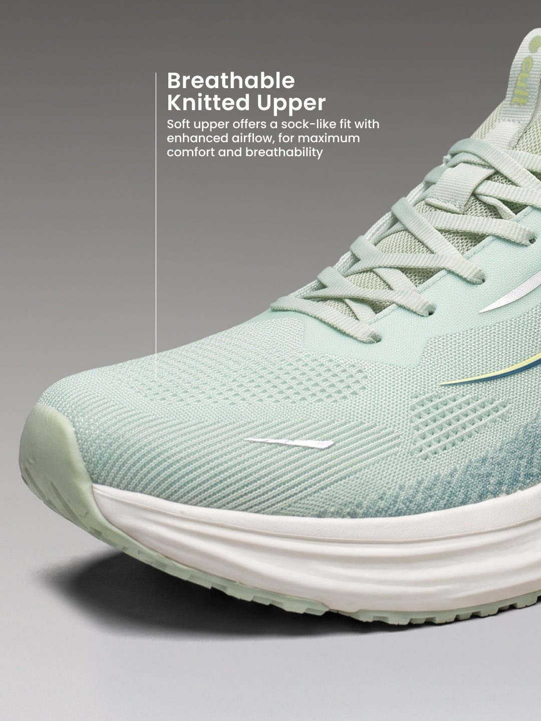 cult Men's PulseKnit Running Shoes - Mint Green