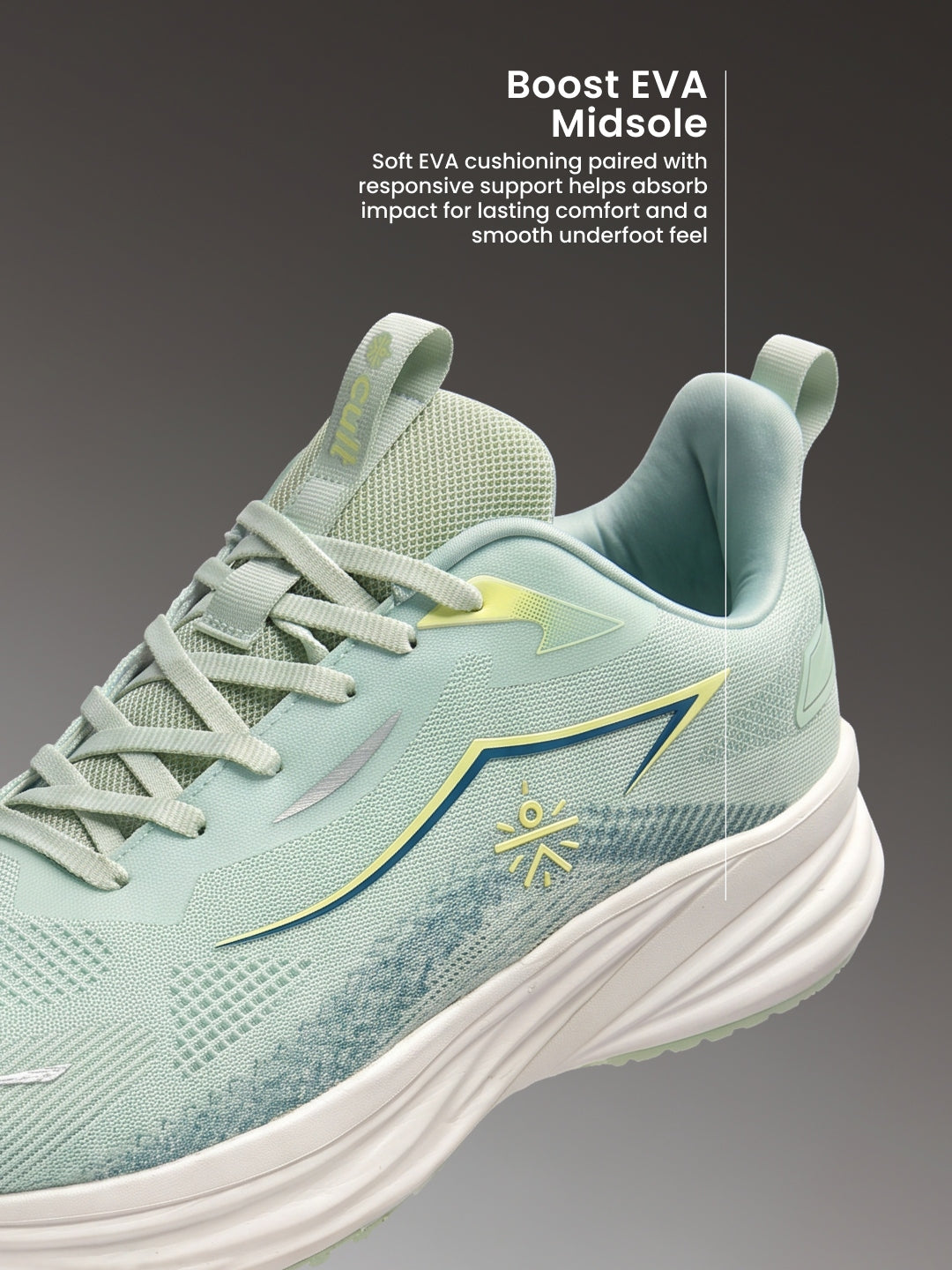 cult Men's PulseKnit Running Shoes - Mint Green