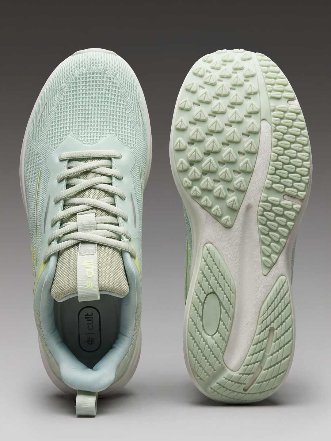 cult Men's PulseKnit Running Shoes - Mint Green