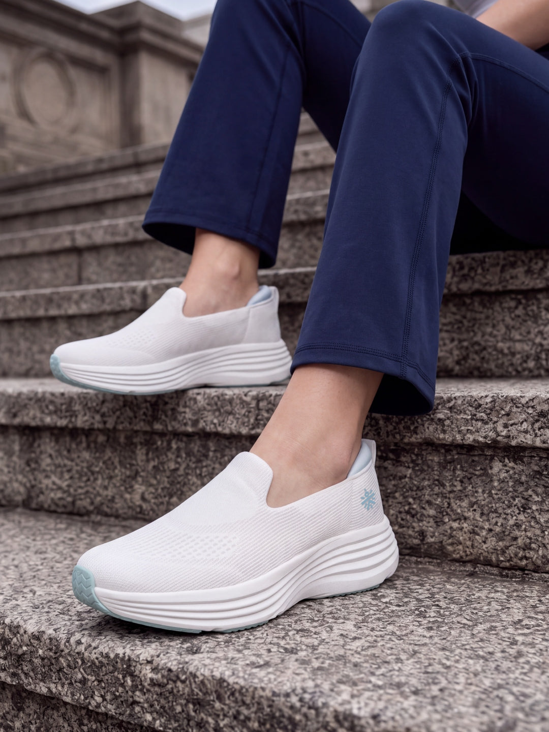 cult Women's PlushStride Walking Shoes - White