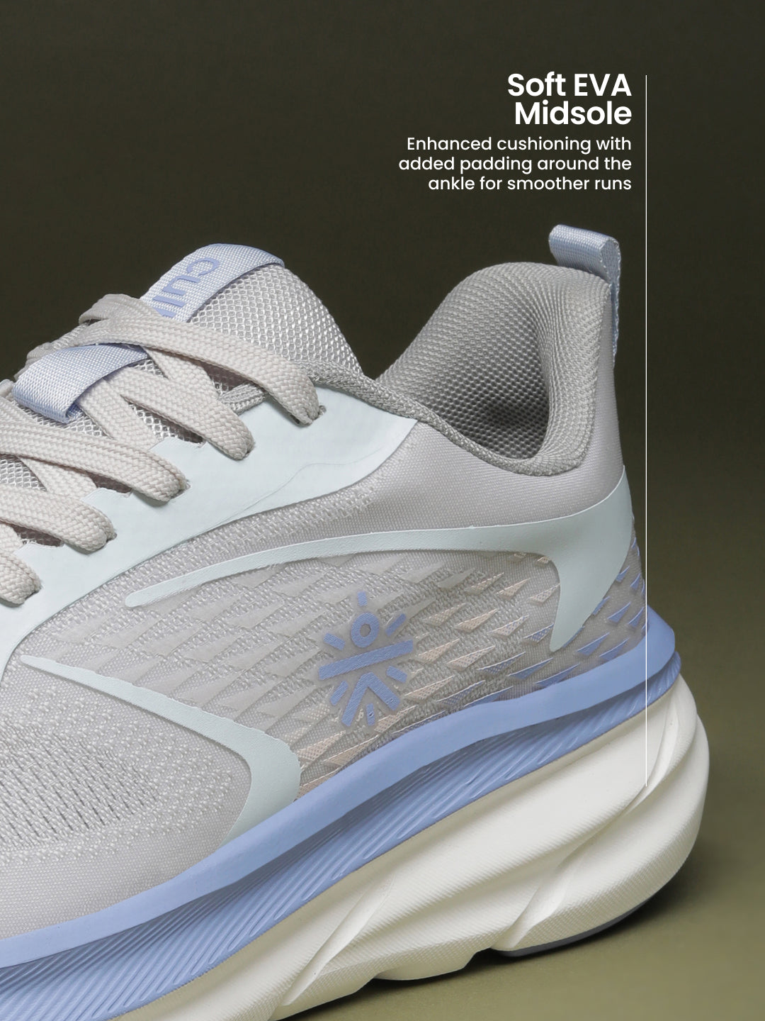 cult Women's CloudRise Running Shoes - Ice Blue